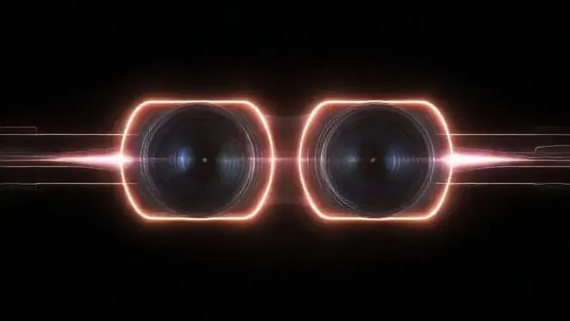 Ilustração conceitual do sistema de câmeras de um smartphone, simbolizando a qualidade fotográfica e o processamento de imagem avançado.