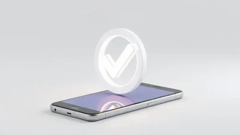 Ilustração de um smartphone genérico recebendo um selo de aprovação, simbolizando o veredito final se a compra vale a pena.